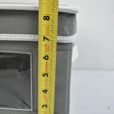 Gray Dishware Storage: 9