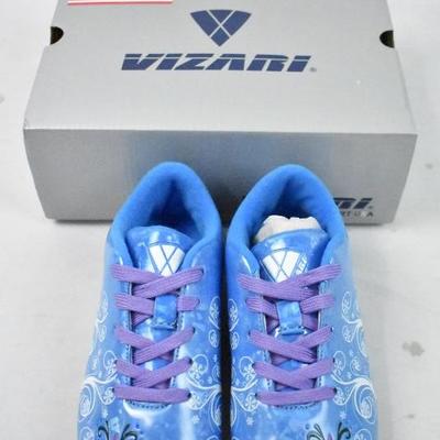 Vizari Frost FG Kids Soccer Cleat Size 1, Blue/Purple Winter - New