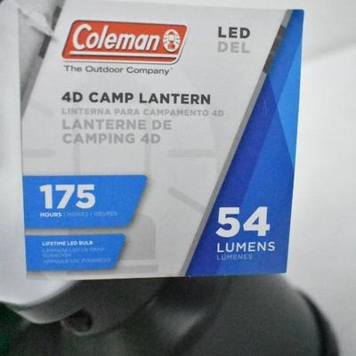 Coleman 4D LED Camping Lanterns, Quantity 2 - New