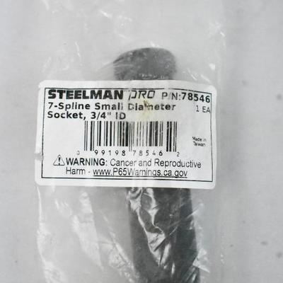 STEELMAN PRO 78546 7-Spline 3/4-Inch Locking Lug Nut Socket - New