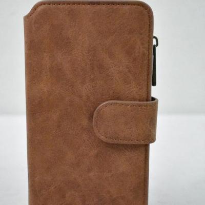 Brown Wallet Phone Case, no packaging - New