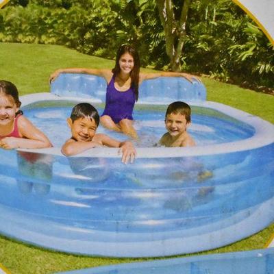 Intex Swim Center Family Inflatable Lounge Pool, 88