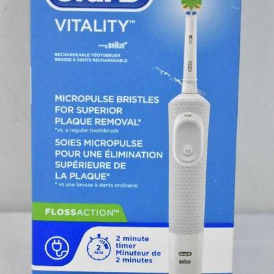 Oral-B Vitality FlossAction Electric Rechargeable Toothbrush - New, Sealed
