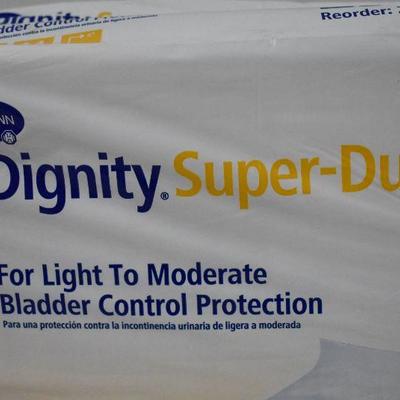 2x Dignity Super-Duty Bladder Control Protection, 25 Pads in Each Package - New