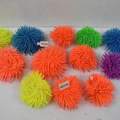12 Squishy Ball Toys - New, No Packaging