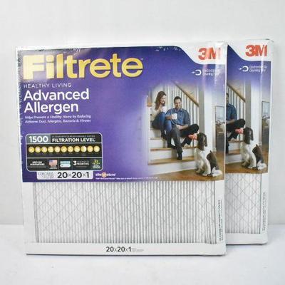3M Filtrete, Quantity 2 Filters 20