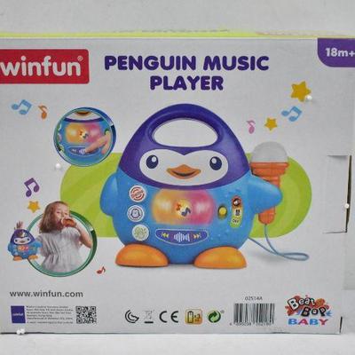Winfun Penguin Music Player Beat Bop Baby Toy - New