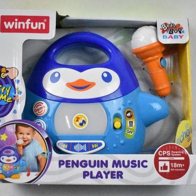 Winfun Penguin Music Player Beat Bop Baby Toy - New