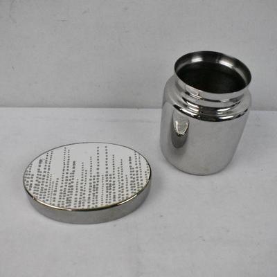 2 Piece Bathroom Lot: Polished Chrome Toothbrush Holder and Soap Dish