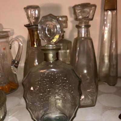 Lot 69 - Large Lot of Glassware/Crystal, Decanters, Lenox, Stein, Milk Glass, Etc!