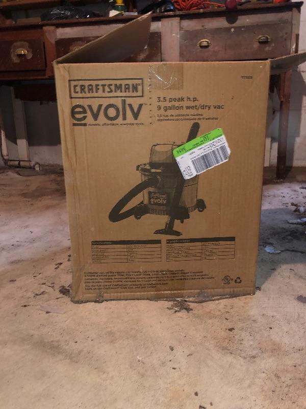 Lot 75 Brand NEW CRAFTSMAN EVOLV Shop Vac