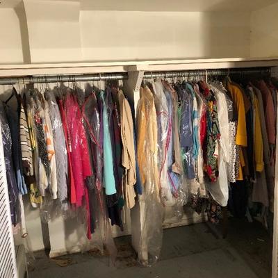 Lot 80 - Large Lot of Clothes! Many are new and designer!