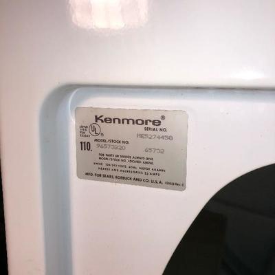 Lot 88 - Kenmore Dryer - Heavy Duty - Front Loading