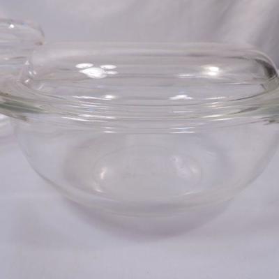 FireKing & Pyrex Clear Covered Casserole Dishes
