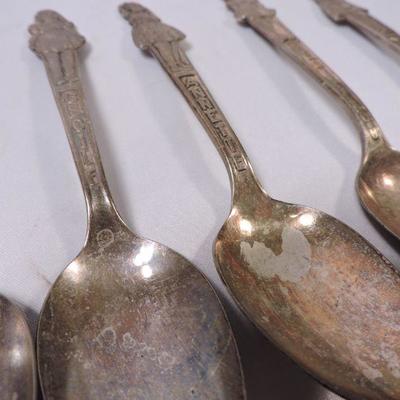 Set of Dionne Quints Silverplate Spoons