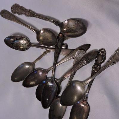 Collection of Silverplate Vintage Spoons