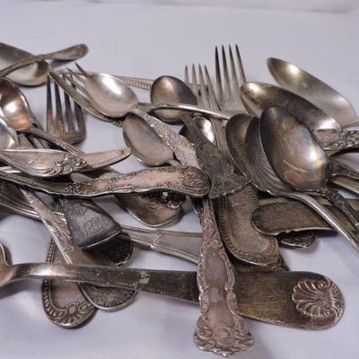 Large Collection of Silverplate Flatware
