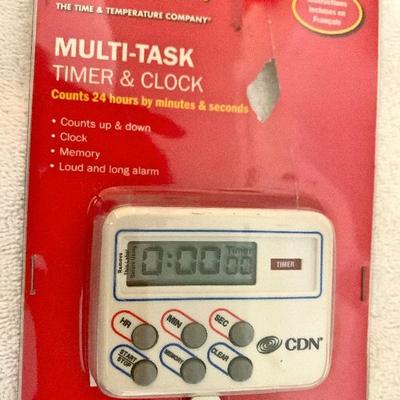 New CDN Multi-Task Timer & Clock (Counts up & down. Clock - Memory - Long & loud alarm 