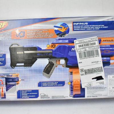 Nerf N-Strike Elite Infinus with 28 Darts - Does NOT Work, Parts Only