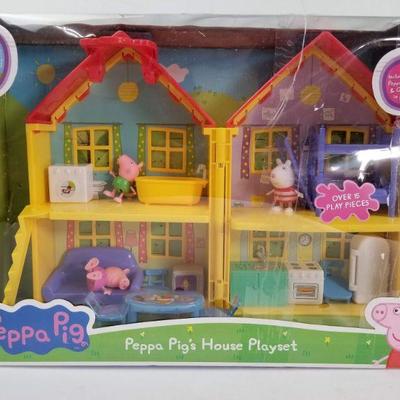 Peppa Pig's House Playset - Open Box, Complete