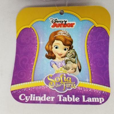 Disney's Sofia the First, Cylinder Table Lamp - New, Dented/Creased