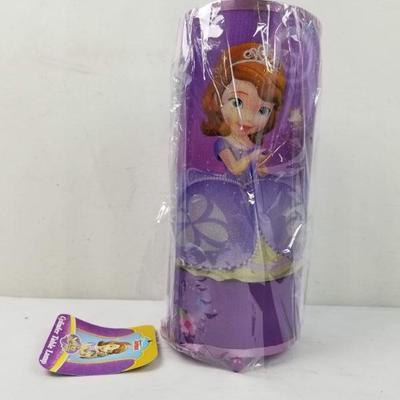 Disney's Sofia the First, Cylinder Table Lamp - New, Dented/Creased