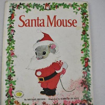 5 Piece Vintage Kids Books: Hardcover Christmas