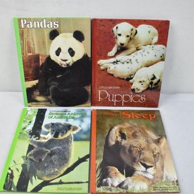 4 National Geographic Hardcovers Vintage 1984 - Pandas - New Condition