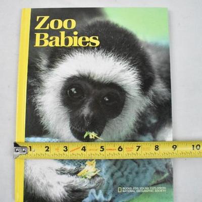 5 National Geographic Hardcovers Vintage 1984 - What Happens Zoo - New Condition