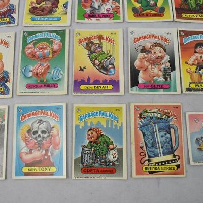 20 Garbage Pail Kids Cards, Vintage 1986