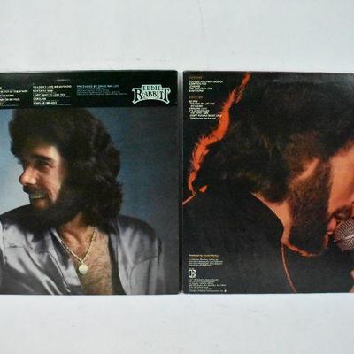 2 Eddie Rabbitt LP Record Albums: Variations & Loveline
