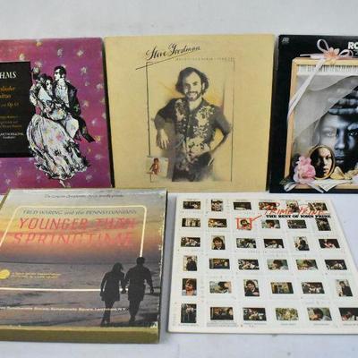 5 LP Record Albums: Brahms -to- John Prine