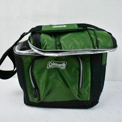 Coleman 16-Can Soft Cooler with Removable Liner, Green - Misshapen