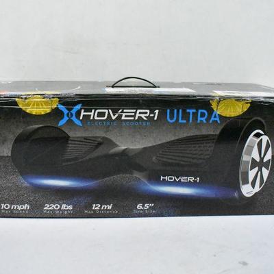 Black Hover-1 Ultra Hoverboard, Electric Scooter - As is SEE DESCRIPTION