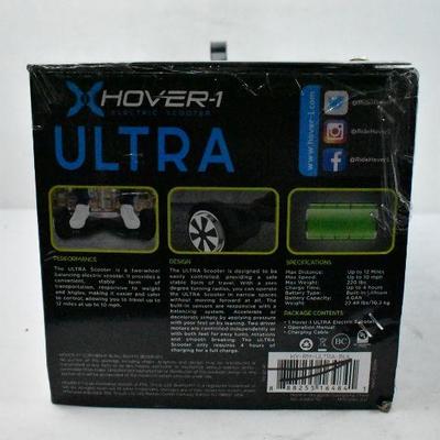 Black Hover-1 Ultra Hoverboard, Electric Scooter - As is SEE DESCRIPTION
