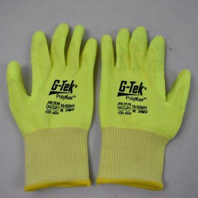 G-Tek PolyKor Yellow Gloves