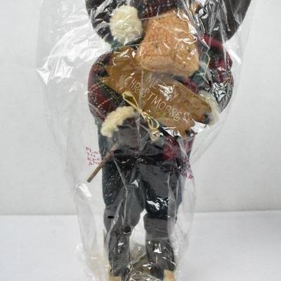 2 "Merry Christmoose" Figures, 14" and 16" - New