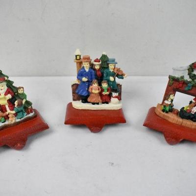3 Stocking Holders with Boxes