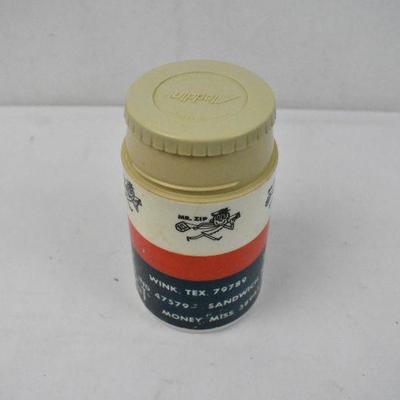 Vintage "Mr. Zip" Thermo Bottle by Aladdin