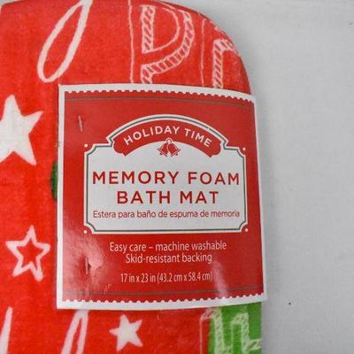 Christmas Bath Mat - New