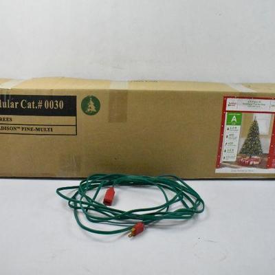 6.5' Pre-Lit Madison Pine Tree w/ Multi-Color Lights - All Lights Work