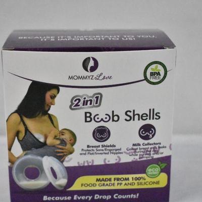 Mommyz Love Breast Shell & Milk Catcher for Breastfeeding Relief, 2 Pack