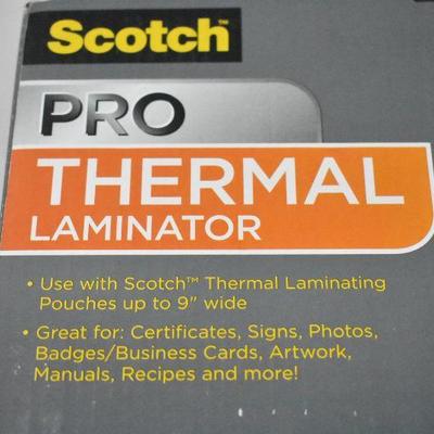 Scotch Professional Anti-Jam Thermal Laminator, (TL906) - New, Open Box