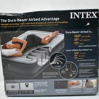 Intex Mid-Rise Premium Comfort Airbed, Dura-Beam Plus, Twin Size - New