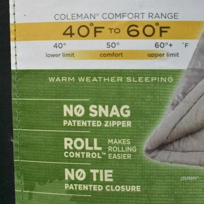 Coleman Biscayne 30-Degree Sleeping Bag Big & Tall - New