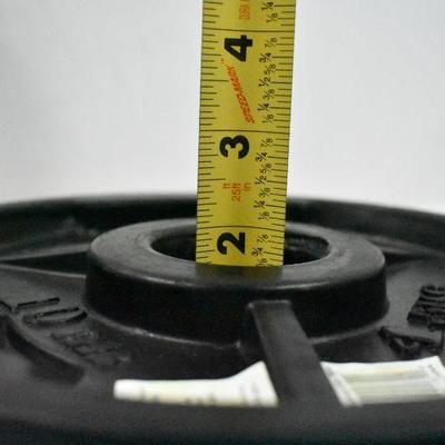 Two CAP Weights, 10 Pounds/4.5 Kilograms Each - New