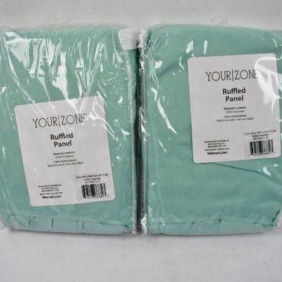 Two Your Zone Ruffled Panel, Mint, 42