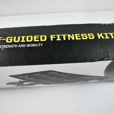 SKLZ Self-Guided Exercise Kit: Stability Ball, Bands & Exercise Mat - New