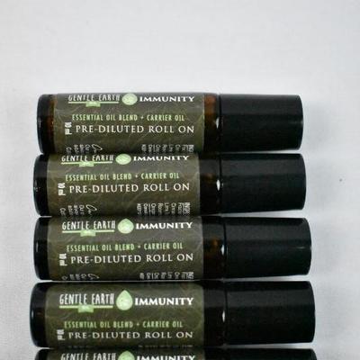 5 Bottles of Immunity Essential Oil Blend Pre-Diluted Roll-On, 10 Mls Each - New