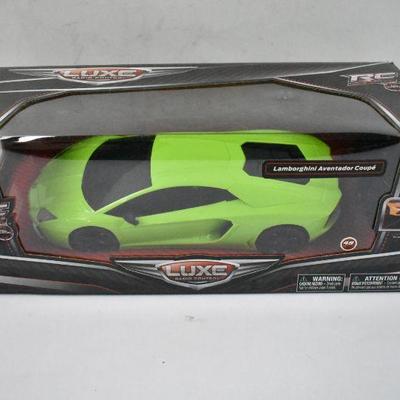 Luxe Radio Control Car, Green Lamborghini - New, Open Box